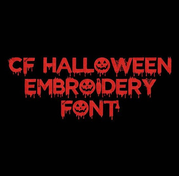 Halloween Machine Embroidery Font Now Includes BX Format Halloween Machine Embroidery Font Now Includes BX Format