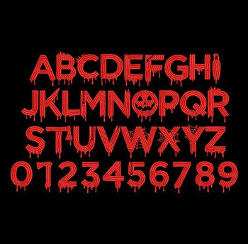 Halloween Machine Embroidery Font Now Includes BX Format Halloween Machine Embroidery Font Now Includes BX Format