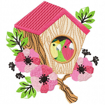 Love Birds #03 Machine Embroidery Design Love Birds #03 Machine Embroidery Design