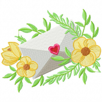 Valentine Love Letter Collection #01 - Machine Embroidery Design Valentine Love Letter Collection #01 - Machine Embroidery Design
