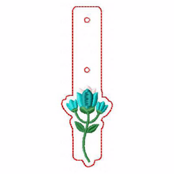 Flower Embellishments 07 Key Fobs - In The Hoop Machine Embroidery Design Flower Embellishments 07 Key Fobs - In The Hoop Machine Embroidery Design