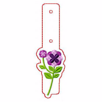 Flower Embellishments 10 Key Fobs - In The Hoop Machine Embroidery Design Flower Embellishments 10 Key Fobs - In The Hoop Machine Embroidery Design