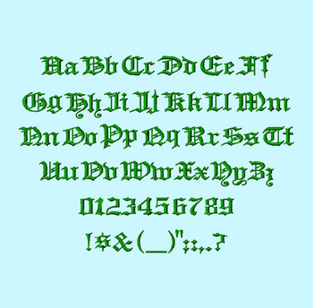 Headline Text Machine Embroidery Font Full Alpha Headline Text Machine Embroidery Font Full Alpha