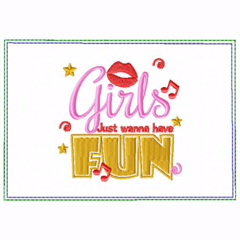Girls Night Small Money Purse 06 - In The Hoop Machine Embroidery Design Girls Night Small Money Purse 06 - In The Hoop Machine Embroidery Design