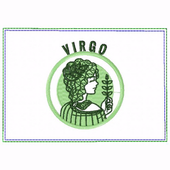 Virgo Zodiac Small Money Purse - In The Hoop Machine Embroidery Design Virgo Zodiac Small Money Purse - In The Hoop Machine Embroidery Design
