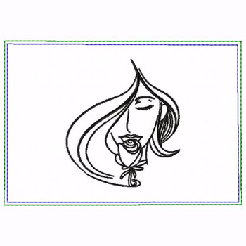 Modern Ladies 01A Small Money Purse - In The Hoop Machine Embroidery Design Modern Ladies 01A Small Money Purse - In The Hoop Machine Embroidery Design