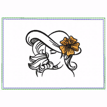Modern Ladies 02B Small Money Purse - In The Hoop Machine Embroidery Design Modern Ladies 02B Small Money Purse - In The Hoop Machine Embroidery Design