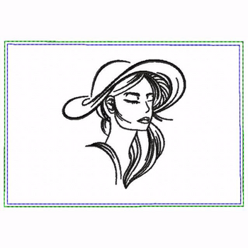 Modern Ladies 03A Small Money Purse - In The Hoop Machine Embroidery Design Modern Ladies 03A Small Money Purse - In The Hoop Machine Embroidery Design