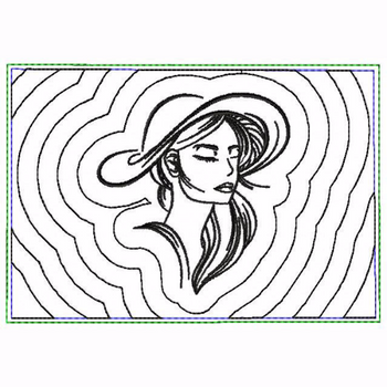 Modern Ladies 03A Small Money Purse - In The Hoop Machine Embroidery Design Modern Ladies 03A Small Money Purse - In The Hoop Machine Embroidery Design