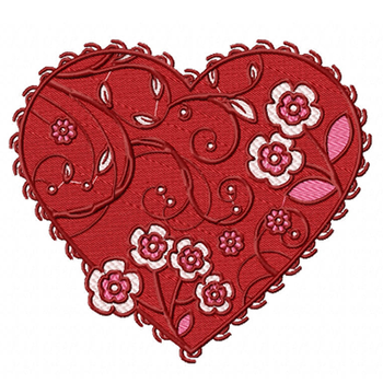 Valentines Hearts Collection #06 Machine Embroidery Design Valentines Hearts Collection #06 Machine Embroidery Design
