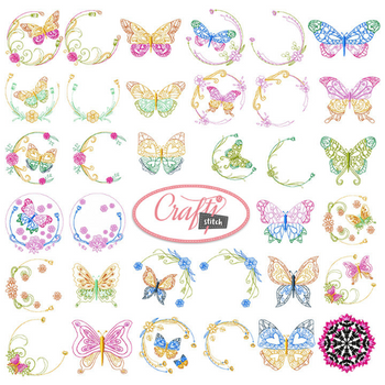 4x4 Hoop Flower Special - 65 Floral Machine Embroidery Designs! 4x4 Hoop Flower Special - 65 Floral Machine Embroidery Designs!