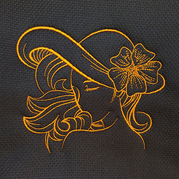 Flower Hat Modern Ladies #2 Machine Embroidery Designs Flower Hat Modern Ladies #2 Machine Embroidery Designs