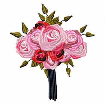 Nosegay Wedding Bouquet Collection #01 Machine Embroidery Design Nosegay Wedding Bouquet Collection #01 Machine Embroidery Design