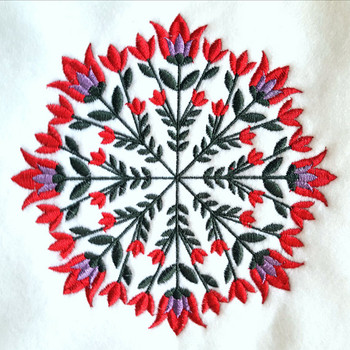 Bellflower - Circle of Flowers Collection #01 Machine Embroidery Design Bellflower - Circle of Flowers Collection #01 Machine Embroidery Design