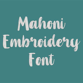 Mahoni Embroidery Font_ProdPic Mahoni Embroidery Font_ProdPic