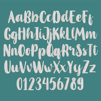 Mahoni Embroidery Font_FullAlpha Mahoni Embroidery Font_FullAlpha