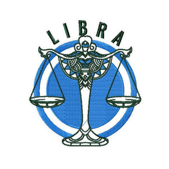 Libra - Zodiac Collection #09 Machine Embroidery Design Libra - Zodiac Collection #09 Machine Embroidery Design