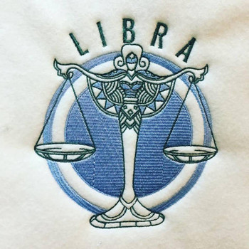 Libra - Zodiac Collection #09 Machine Embroidery Design Libra - Zodiac Collection #09 Machine Embroidery Design