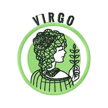 Virgo - Zodiac Collection #12 Machine Embroidery Design Virgo - Zodiac Collection #12 Machine Embroidery Design