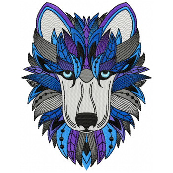 Detailed Wolf Face A Detailed Wolf Face A