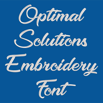 OptimalSolutionsEmbroideryFont_ProdPic OptimalSolutionsEmbroideryFont_ProdPic