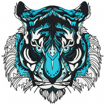 Detailed Tiger Face B Detailed Tiger Face B