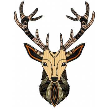 Detailed Deer Face A Detailed Deer Face A