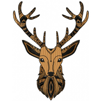 Detailed Deer Face B Detailed Deer Face B