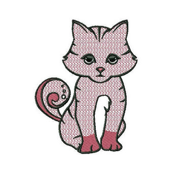 Ornamental Kitty Cat - Ornament Animal Collection #21 Machine Embroidery Design Ornamental Kitty Cat - Ornament Animal Collection #21 Machine Embroidery Design