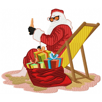 Santa On The Beach #10 Santa On The Beach #10