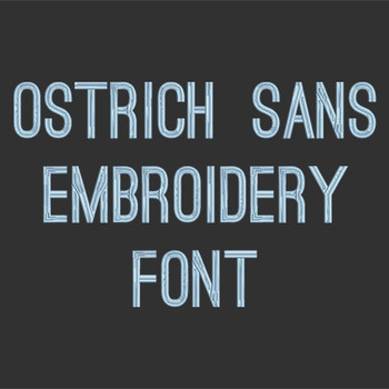 OstrichSansEmbroideryFont_ProdPic OstrichSansEmbroideryFont_ProdPic