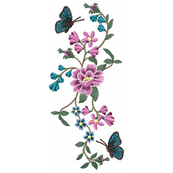 Flower Garden And Butterflies #05 Flower Garden And Butterflies #05