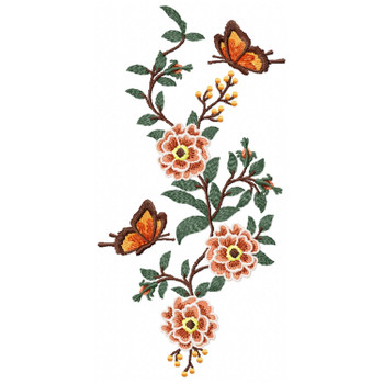 Flower Garden And Butterflies #06 Flower Garden And Butterflies #06