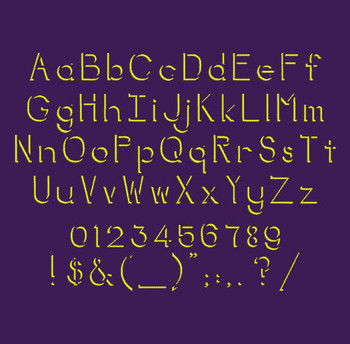 Shadow Work Font - Negative Space Machine Embroidery Font Now Includes BX Format! Shadow Work Font - Negative Space Machine Embroidery Font Now Includes BX Format!