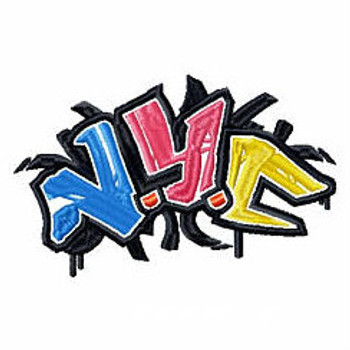 New York - Geography Graffiti Collection #06 Machine Embroidery Design New York - Geography Graffiti Collection #06 Machine Embroidery Design