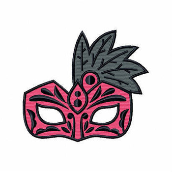Flapper Eyemask - Masquerade Design Collection #04 Machine Embroidery Design Flapper Eyemask - Masquerade Design Collection #04 Machine Embroidery Design