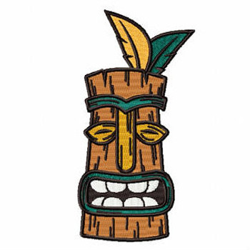 Luau Masks #01 Machine Embroidery Design Luau Masks #01 Machine Embroidery Design