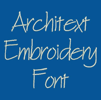 Blueprint Font - Architext Machine Embroidery Font Now Includes BX Format! Blueprint Font - Architext Machine Embroidery Font Now Includes BX Format!