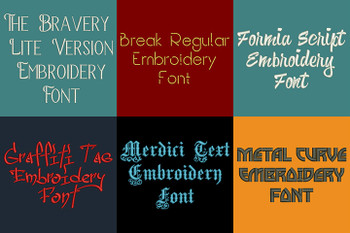 BX Fonts - 20 Embrilliance fonts 1 BX Fonts - 20 Embrilliance fonts 1