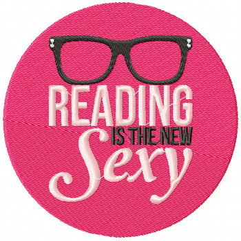 Reading is the New Sexy - Book Lover #03 Machine Embroidery Design Reading is the New Sexy - Book Lover #03 Machine Embroidery Design