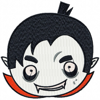 Vampire Head - Halloween Heads #02 Machine Embroidery Design Vampire Head - Halloween Heads #02 Machine Embroidery Design