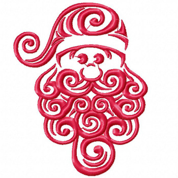Santa Claus - Abstract Christmas Design #02 Machine Embroidery Design Santa Claus - Abstract Christmas Design #02 Machine Embroidery Design