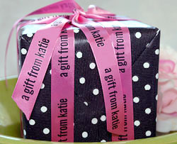 7/8" Personalized Printed Valentine's Day Ribbon