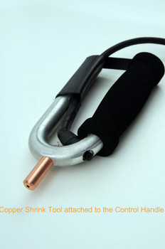 Copper Shrink Tool attached to the Control Handle Copper Shrink Tool attached to the Control Handle