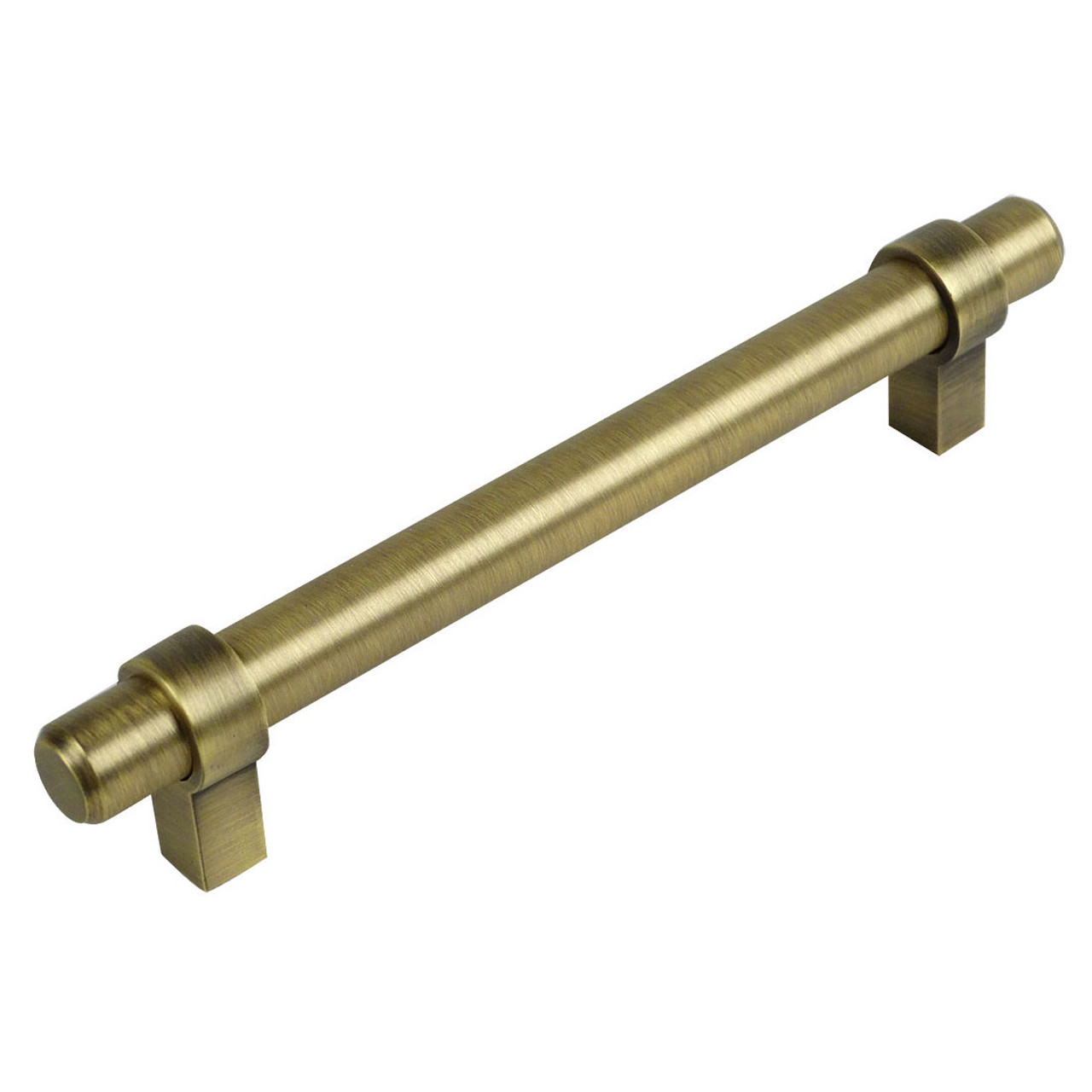 Cosmas 161-128BAB Brushed Antique Brass Cabinet Hardware Euro Style Cosmas 161-128BAB Brushed Antique Brass Cabinet Hardware Euro Style Bar Pull - Cosmas 161-128BAB Brushed Antique Brass Cabinet Hardware Euro Style