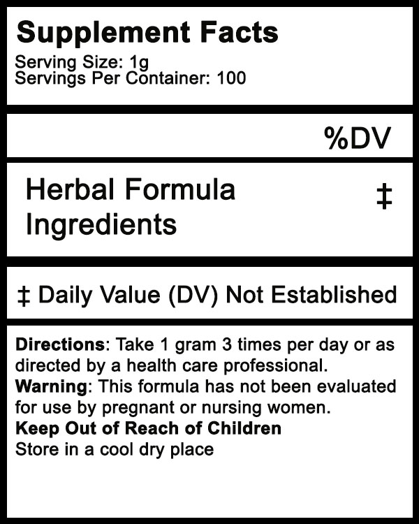 herbal supplement powder