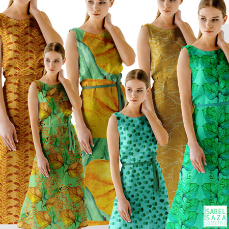 Fabrics by Isabel Isaza Patterns