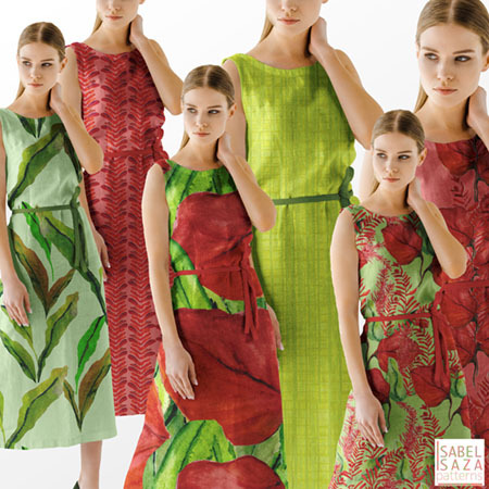 Fabrics by Isabel Isaza Patterns