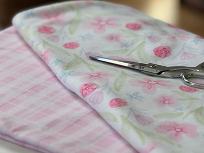Select coordinating fabric prints and colors