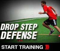 Soccer Drop Step Defense Drill
